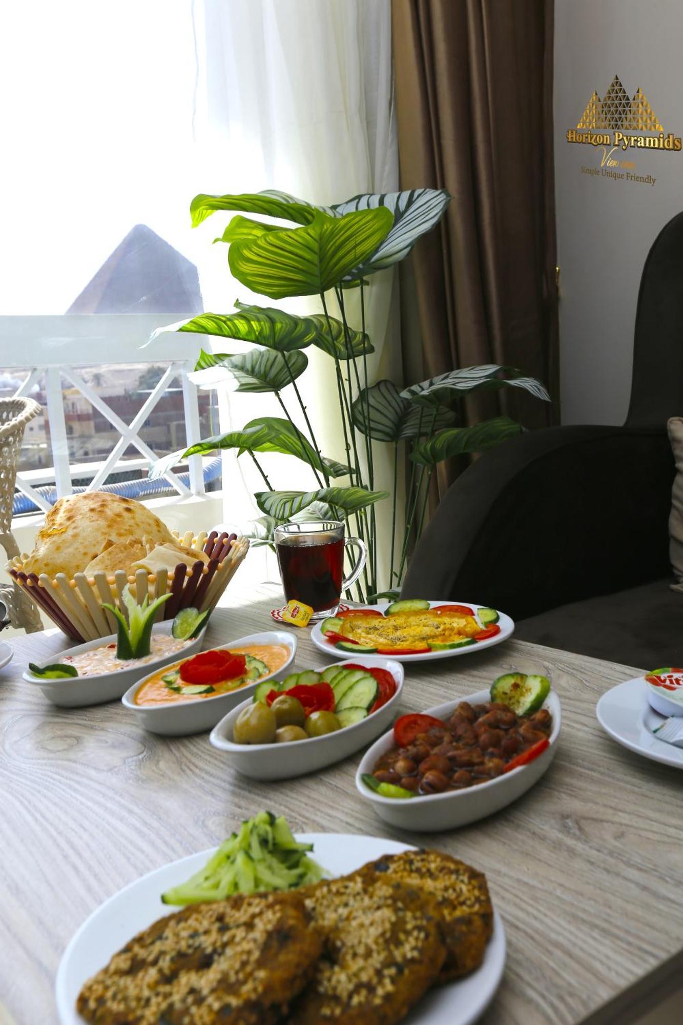 Horizon Pyramids View Inn Kafrat al Jabal ภายนอก รูปภาพ