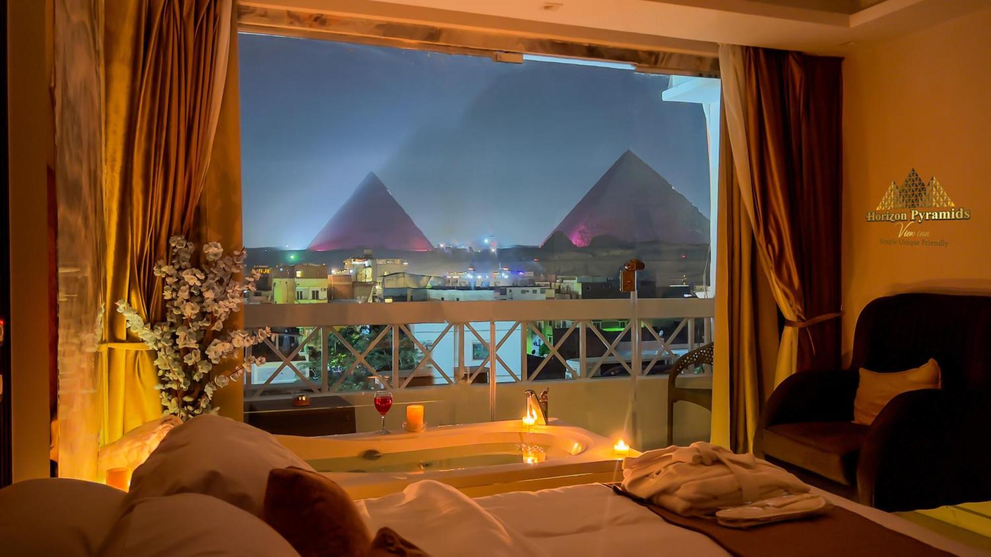 Horizon Pyramids View Inn Kafrat al Jabal ภายนอก รูปภาพ