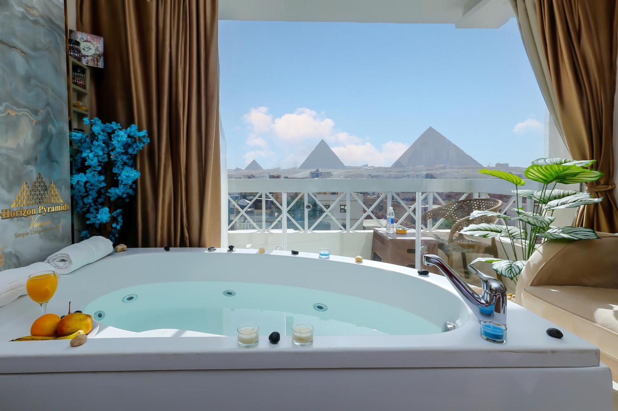 Horizon Pyramids View Inn Kafrat al Jabal ภายนอก รูปภาพ